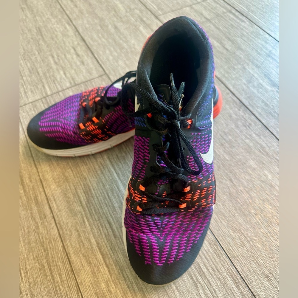 Nike Purple and Orange Athletic Sneakers - Picture 1 of 3